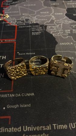 6 filled gold item set