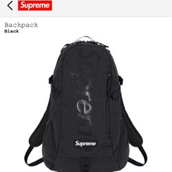 Supreme Backpack Black SS24