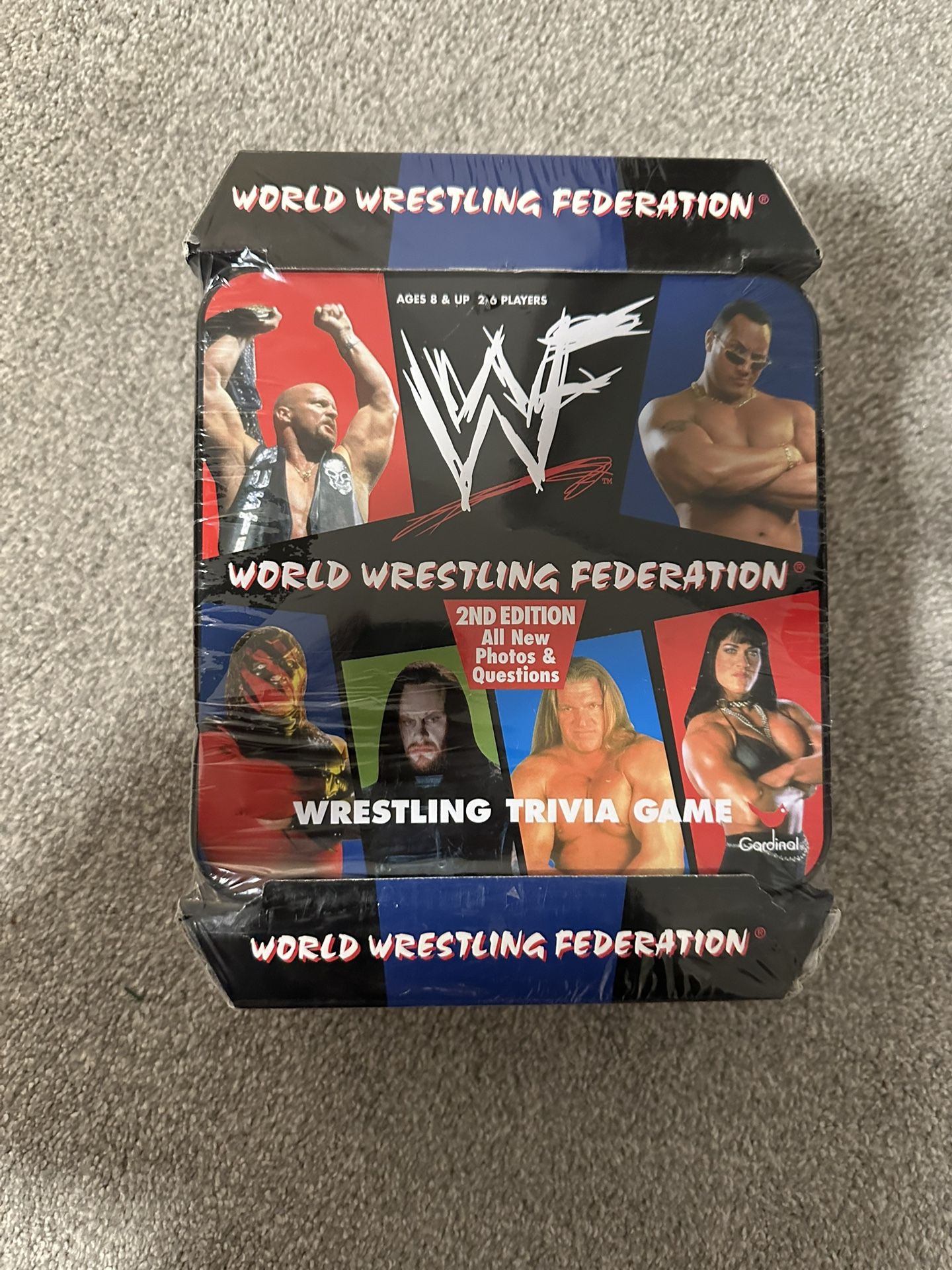 Unopened WWF Wrestling Trivia Game 2nd Edition Collector's Item 1998 Vintage