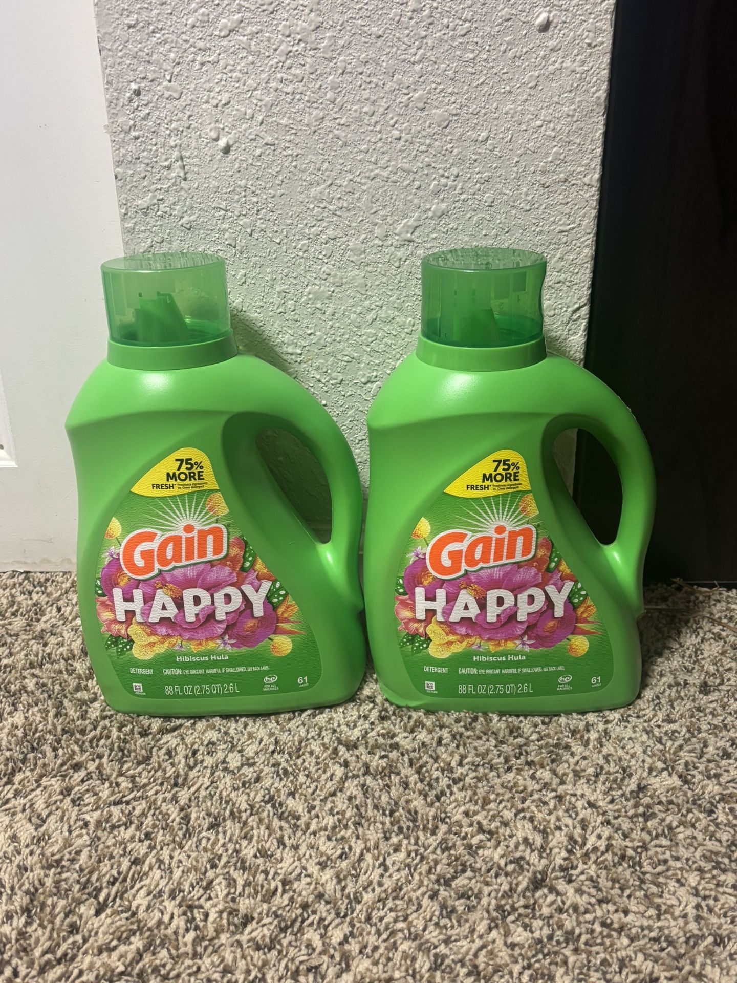 2 Gain laundry detergents 88oz