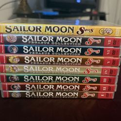 Sailor Moon Complete Set DVD Super S Pegasus Collection + Movie. Uncut Versions