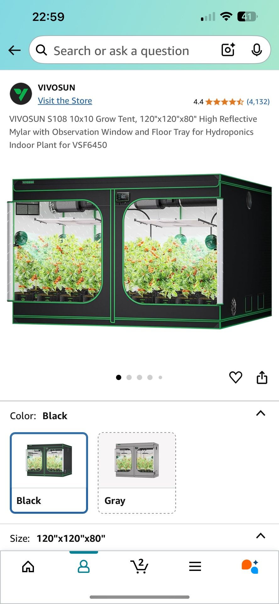 New Garden Tent