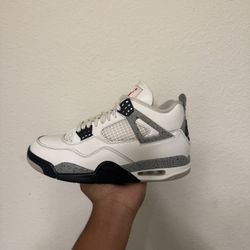 Jordan 4 White Cement 