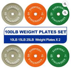 Color Bumper Plate Set 