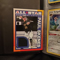 1995 Topps Paul Skenes Material Card