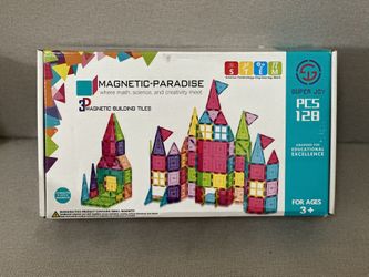 New Magnetic Toy 128 PCs , 3D Magnetic Building block set  