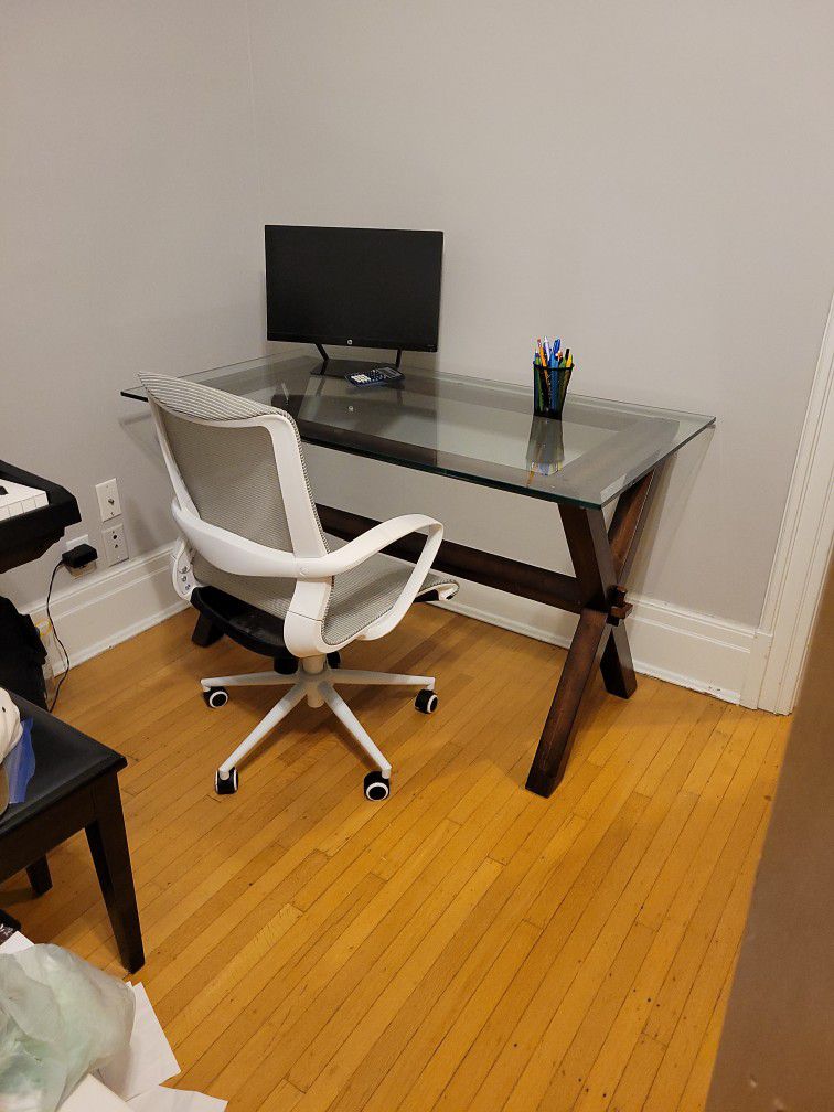 Desk (Or Table) And Desk Chair