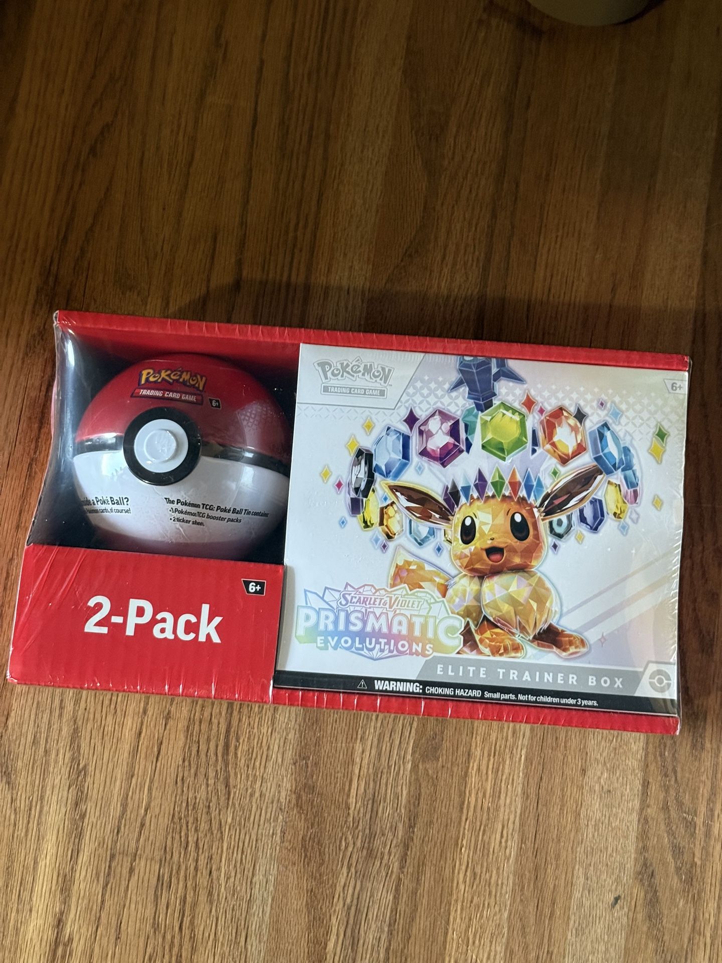 Pokmon Prismatic Evolutions ETB + Pokeball 2 pack