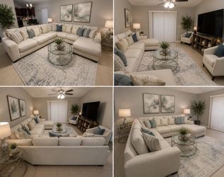 7-Seat 4-Piece Sectional Sofa – Like New