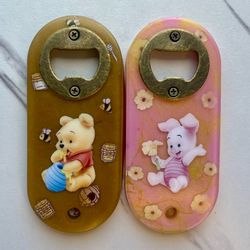 Baby Winnie the Pooh & Piglet Bottle Opener – Cute & Functional!
