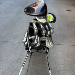 LEFT-HANDED Golf Club Set – Titleist AP1 + Vokey Wedges (Bag Included)