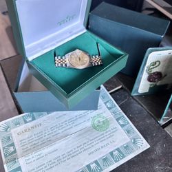Rare Rolex Datejust Royal Gift from Sultan Qaboos Of Oman Khanjar Logo