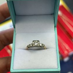 Diamond Ring | 14K | 2.2G | Size 6.5