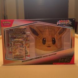 Pokémon Trading Card Game: Scarlet & Violet—Prismatic Evolutions Accessory Pouch Special Collection (New)