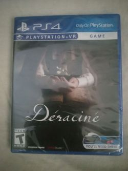 PS4 PLAYSTATION 4 VR DERACINE PSVR