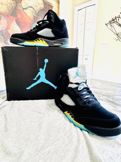 Jordan 5 Retro 'Aqua' Men's Shoes Size 11.5 with og  box 