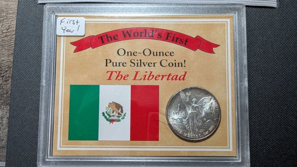 1982 Mexico! First Onza Libertad Silver .999