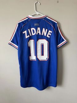 Zinedine ZIdane France 1998 World Cup Final Jersey
