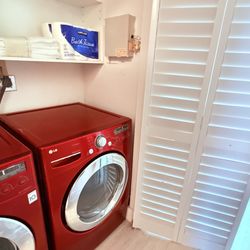 LG Red TrueSteam Sensor Dry Dryer