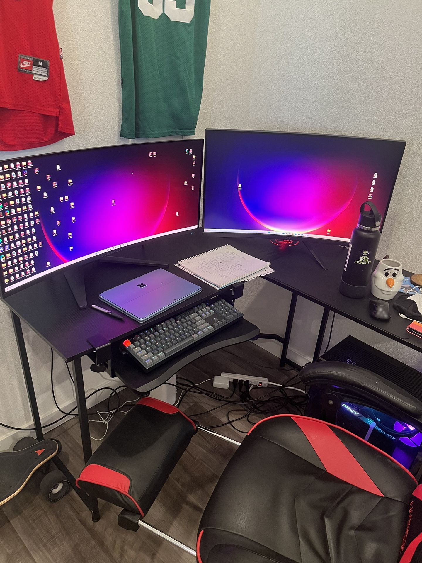 ELITE Gaming PC Setup! 4080 Super GPU, Alienware 3423DWF Monitor, Asus monitor, Ryzen 9 7900x And More!