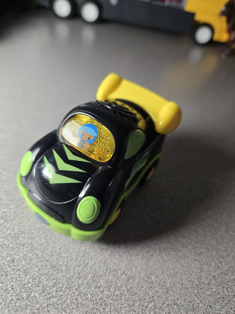 Vtech Go Go Smart Wheels Race Car With Lights & Sounds Black Green