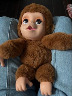 Baby Alive Snuggle Monkey Doll