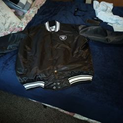 Raiders Starter Old School Jacket Black XXl
