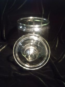 Glass jar with lid