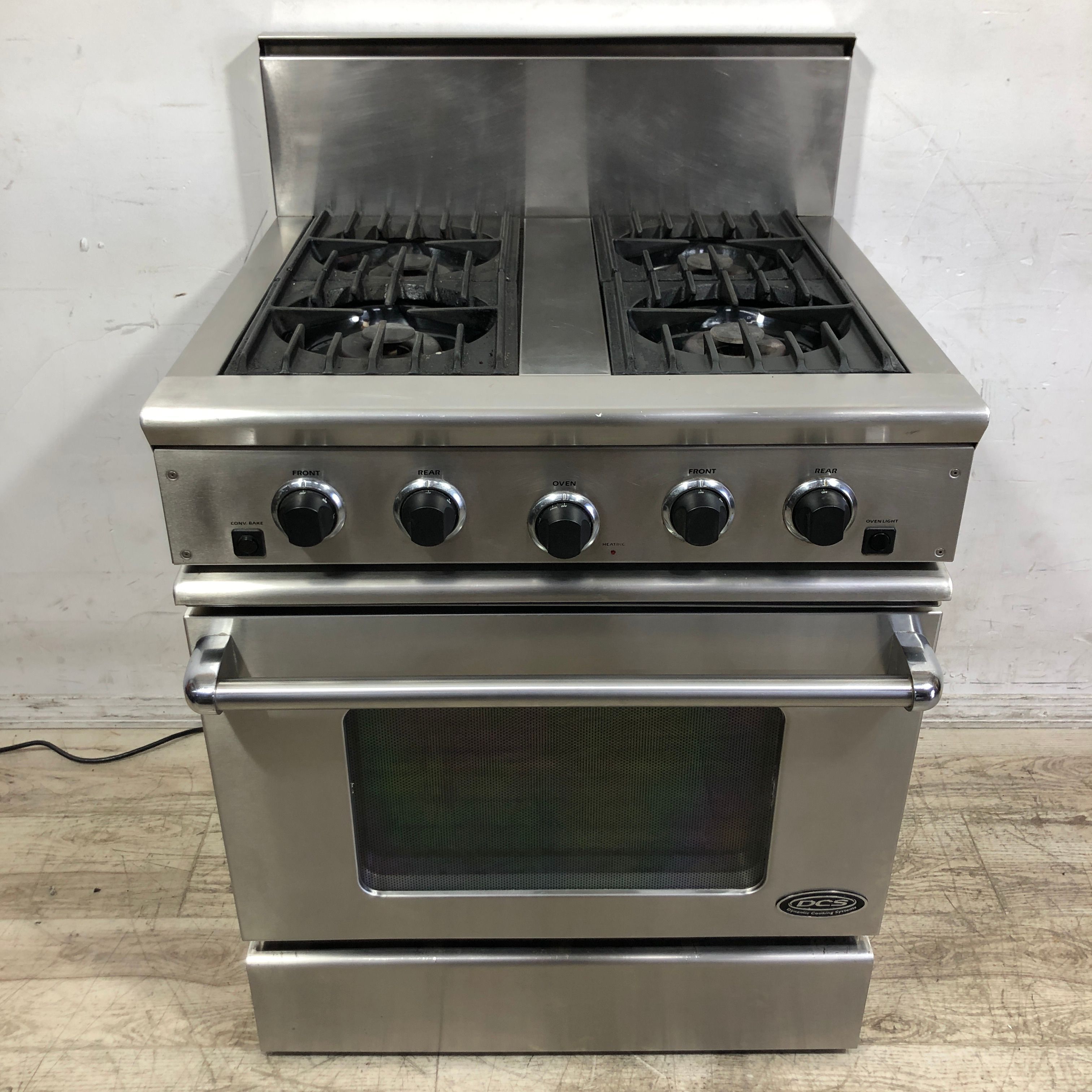 DCS Professional 30" Gas Range Stove Oven