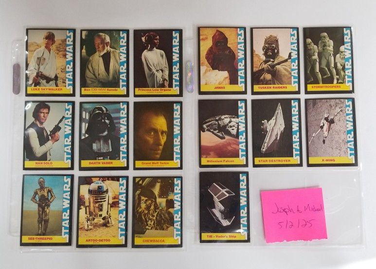 300+ 1977 Star Wars Rare Wonder Bread Trading Cards Lot Multiple Sets! Wow