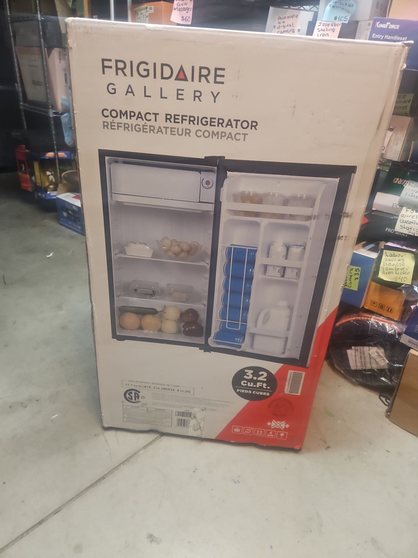 Frigidaire Gallery 3.2 Cu Ft Compact Fridge