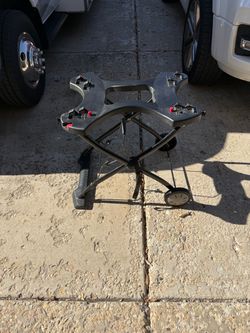 Weber Portable Grill Cart Stand with Wheels