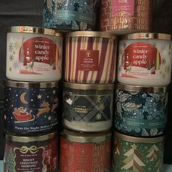 Bath & Bodywork Candles, $10 Each, New