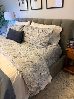 West Elm King 4-drawer Storage Bed