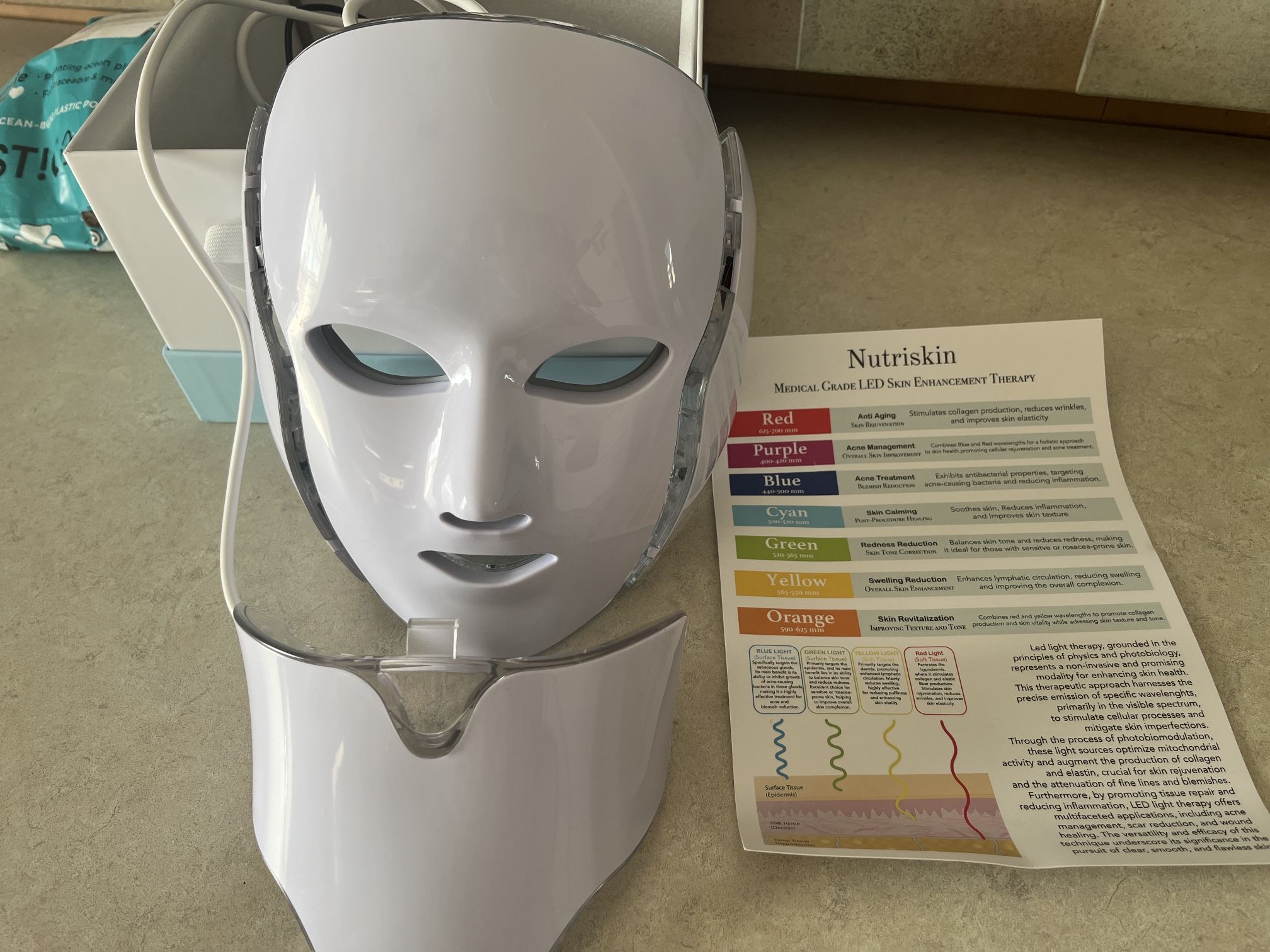 Red Light Therapy Face & Neck Mask