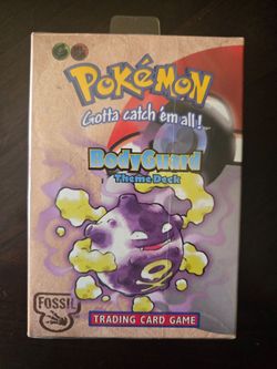 Pokemon Bodyguard Theme Deck Fossil sealed box