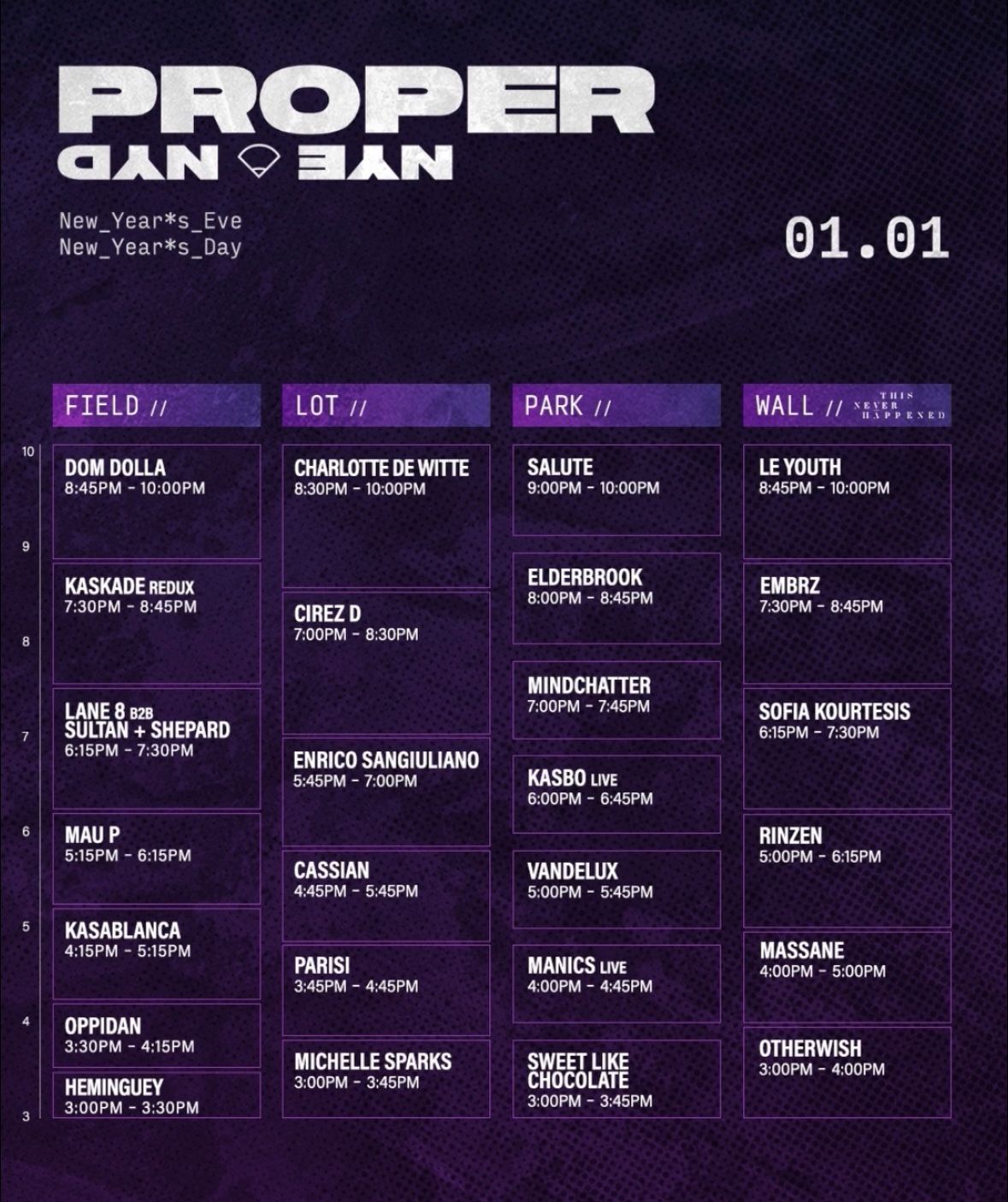CRSSD Proper NYD Ticket
