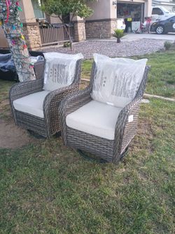 Patio swivel rocking chairs outdoor swivel rocking chairs brand new patio chair set 🚎☑️🆕
