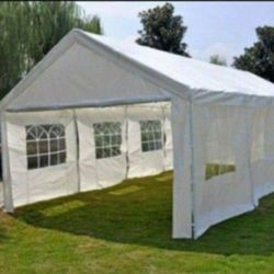 New in Box 12'x20' Canopy party tent with windows Complete Kit

