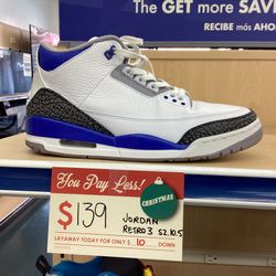 Air Jordan Retro 3 Size 10.5