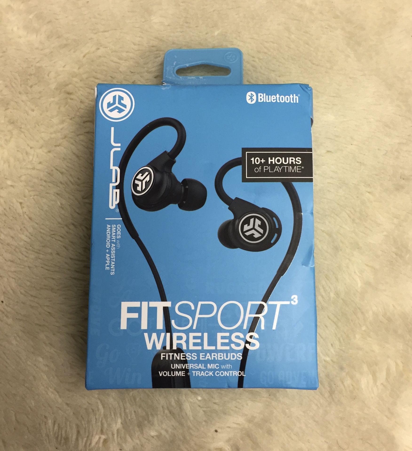 JLab Fit Sport3 Wireless Earbuds - Black
