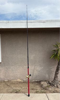 Fishing reel and rod