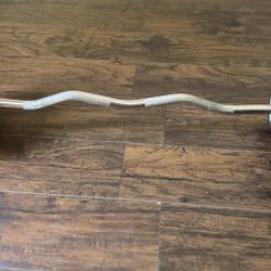 EZ Threaded Curl Barbell With Weights - TSA