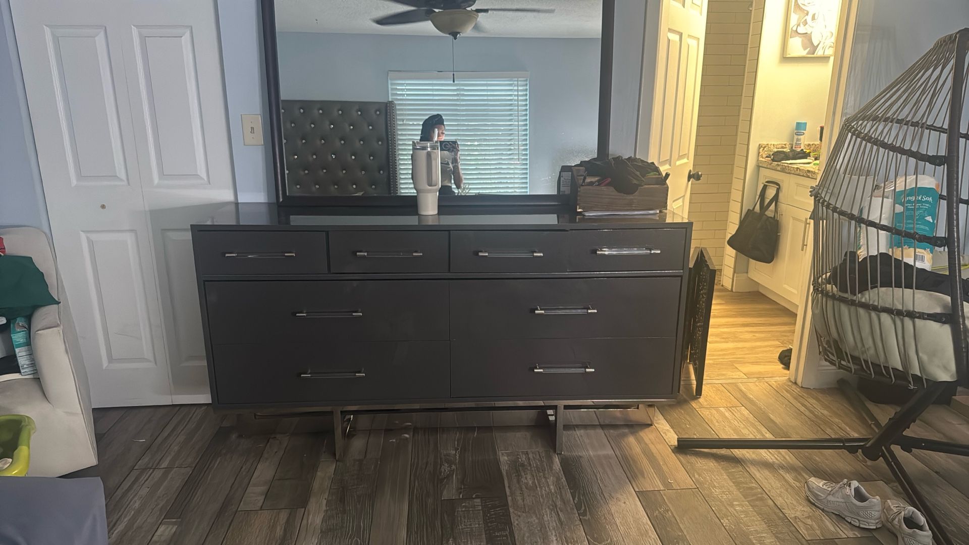 Grey Dresser, City Furniture