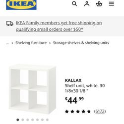 Ikea White Shelf Unit