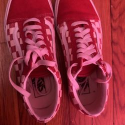 Vans Red Checker Men’s  7 1/2