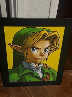 2 wall pieces(Zelda & Power Rangers)