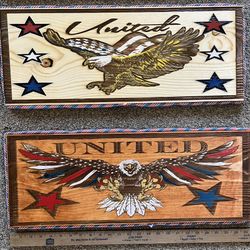 Large Americana Wall Signs
