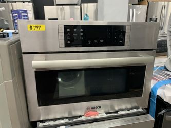Bosch built in microwave / oven in stainless steel new
