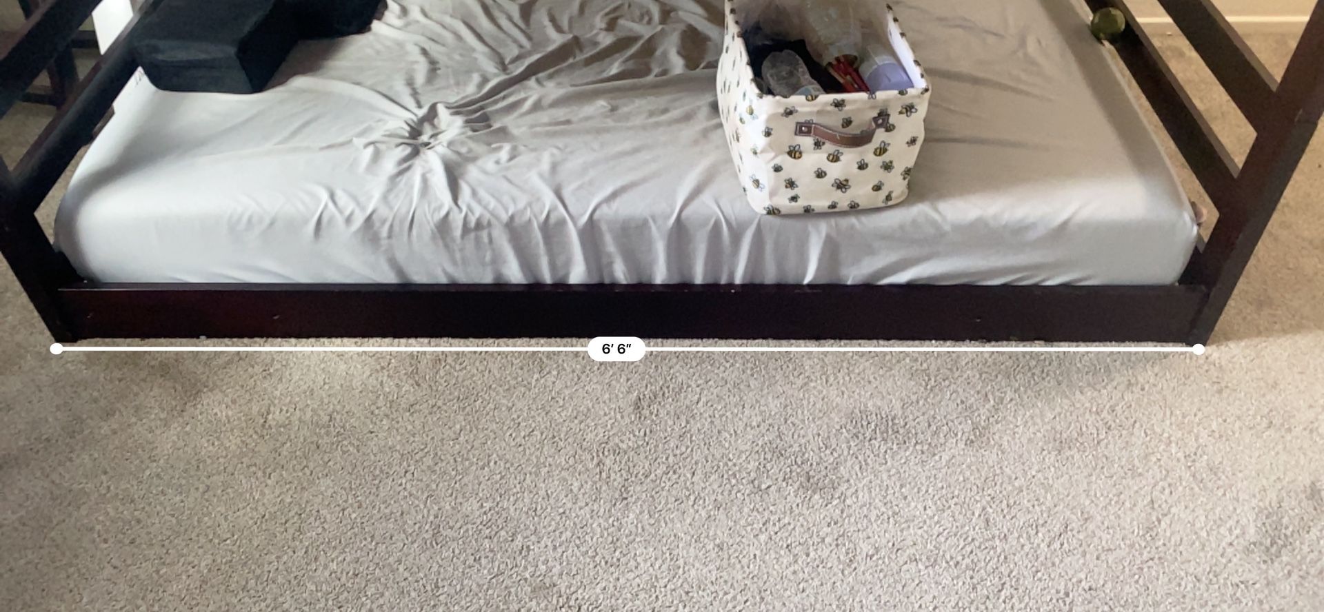 3 Tier Bunk Bed with Ladder And mattresses Your Choice. Used But In Good Shape